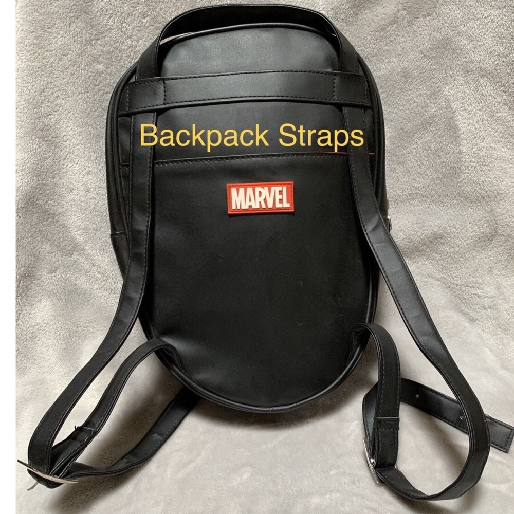 Disney Marvel Avengers Ironman Helmet Convertible Backpack Crossbody Bag - Picture 4 of 8